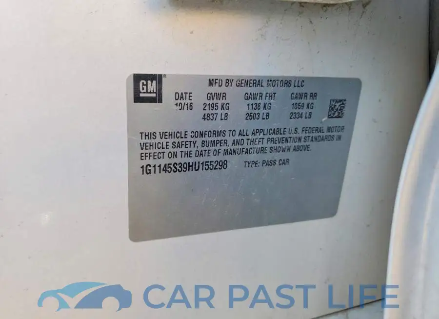 1G1145S39HU155298# 12