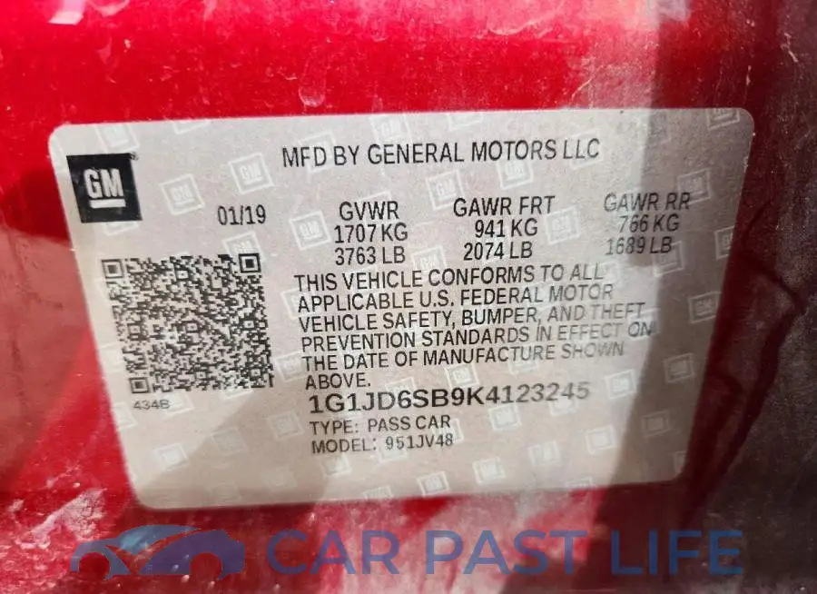 1G1JD6SB9K4123245# 13