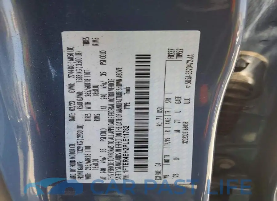 1FTER4EH2PLE11782# 12