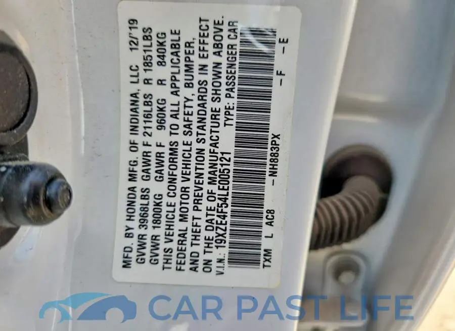19XZE4F54LE005121# 12