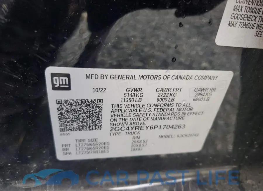 2GC4YREY6P1704263# 12