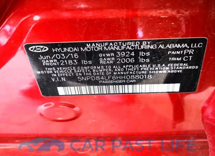 5NPD84LF6HH088018# 12