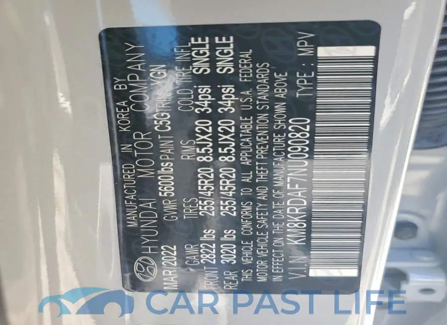 KM8KRDAF7NU090820# 12