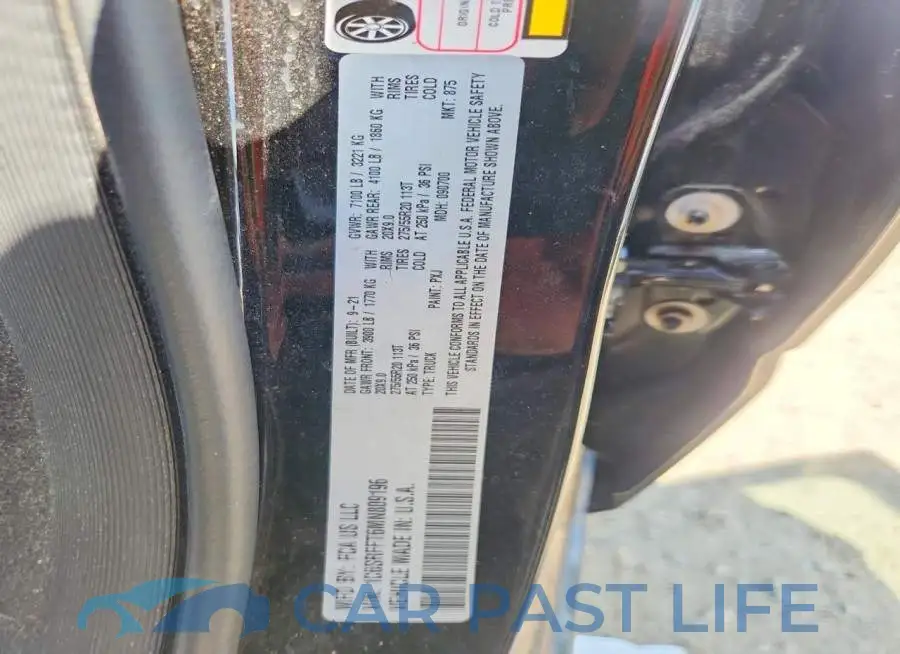 1C6SRFFT6MN809196# 12