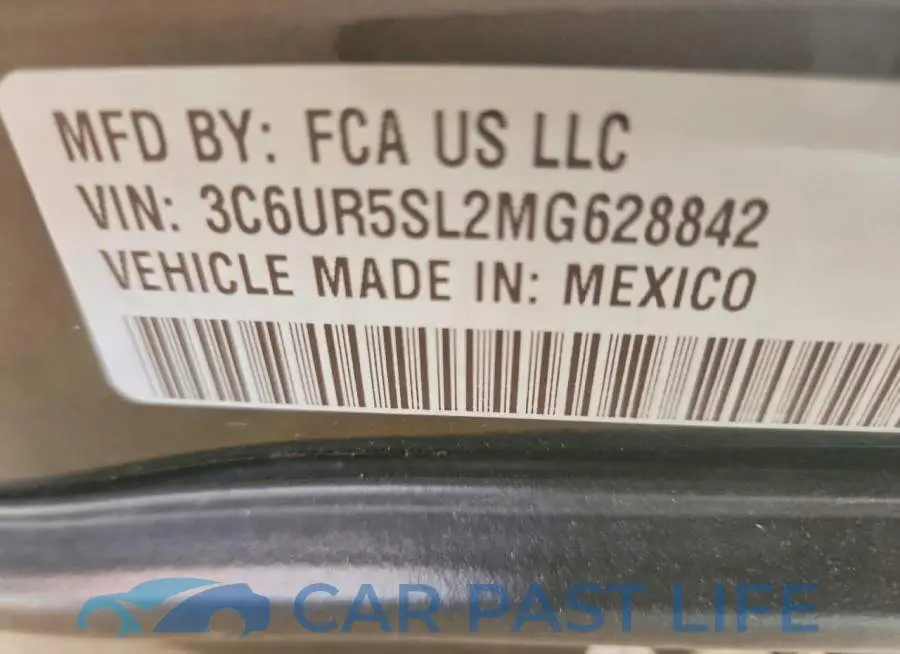 3C6UR5SL2MG628842# 13