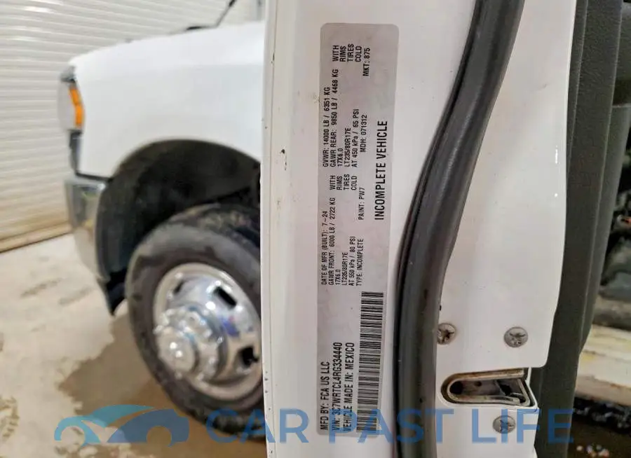 3C7WRTCL4RG334440# 12