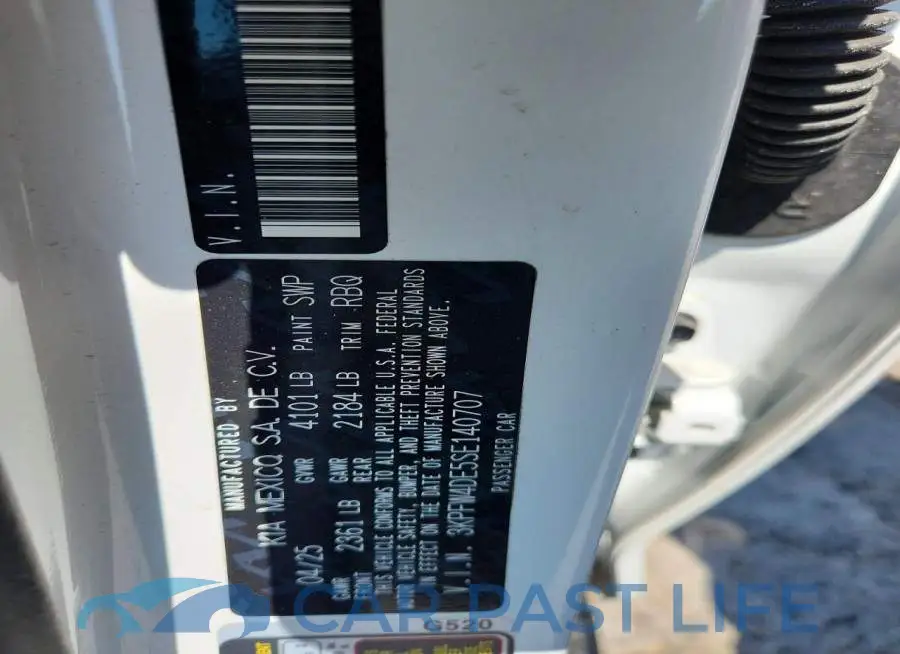 3KPFW4DE5SE140707# 12