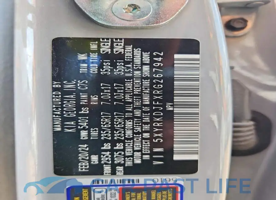 5XYRKDJFXRG267942# 13