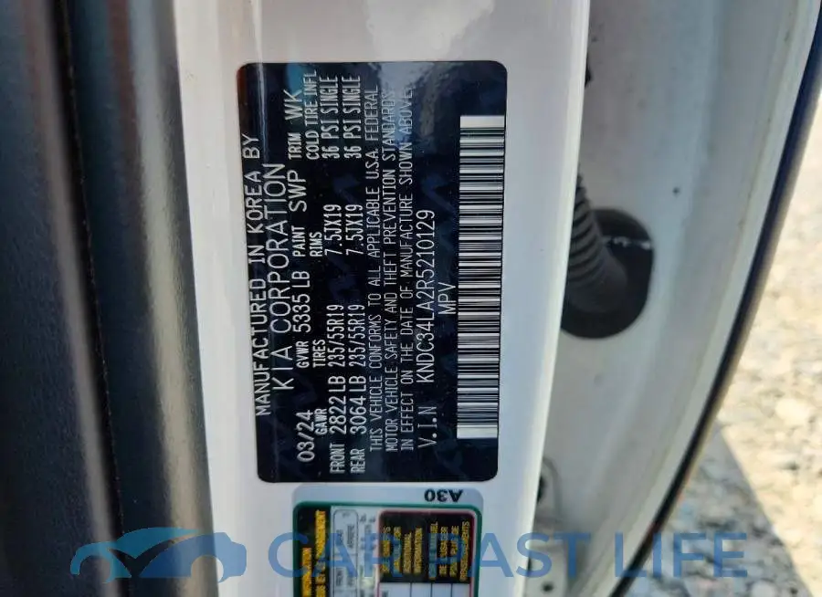 KNDC34LA2R5210129# 12