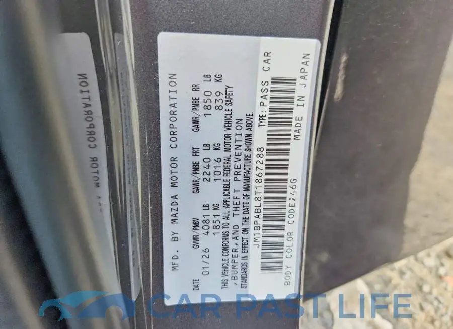 JM1BPABL8T1867288# 12