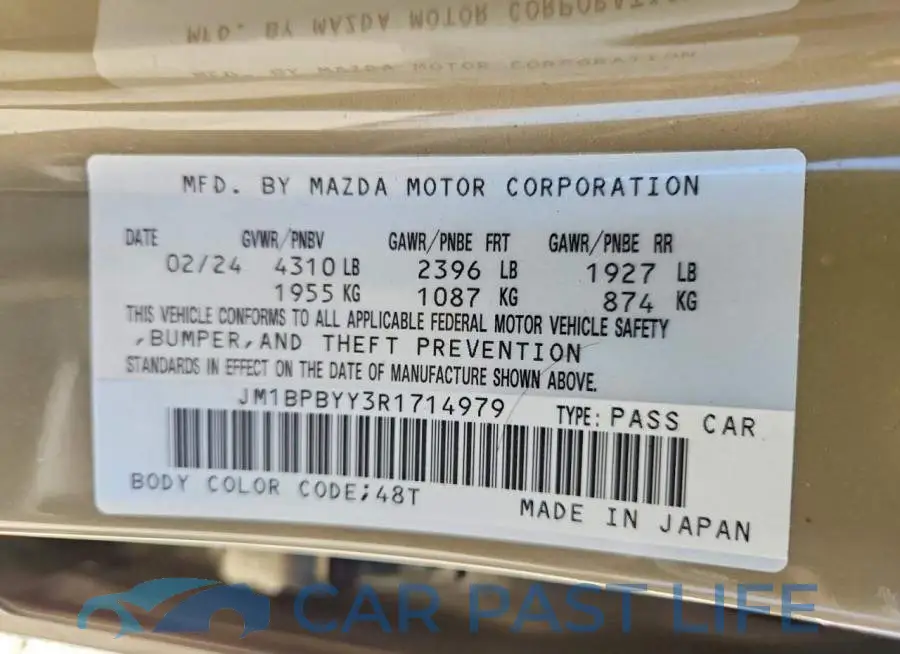 JM1BPBYY3R1714979# 13