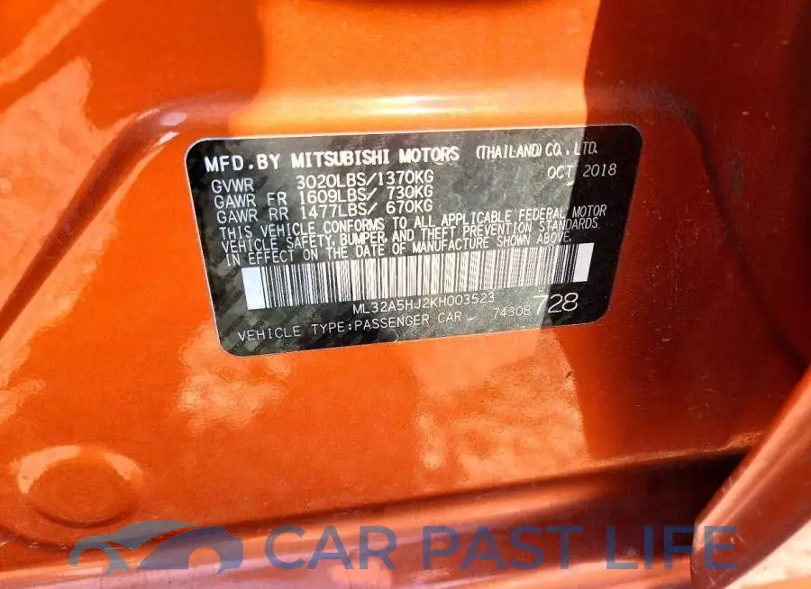 ML32A5HJ2KH003523# 12