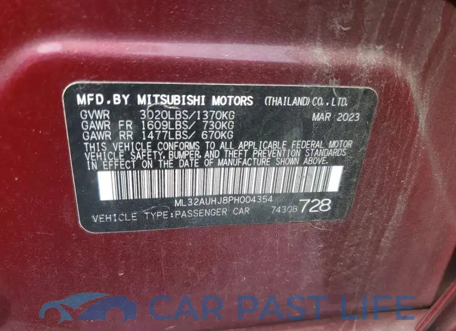 ML32AUHJ8PH004354# 12