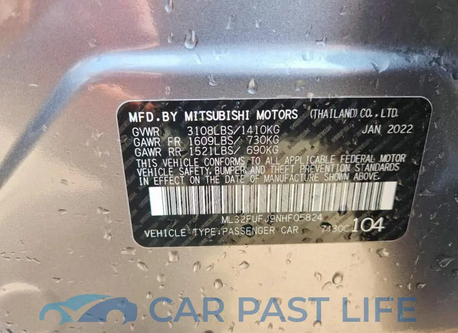 ML32FUFJ9NHF05824# 12