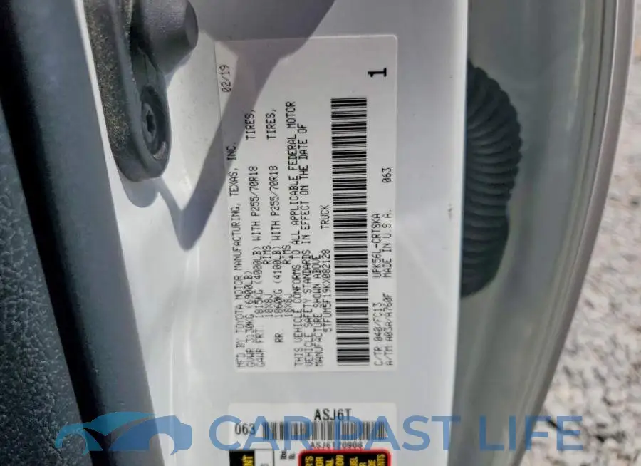 5TFUM5F19KX082128# 12
