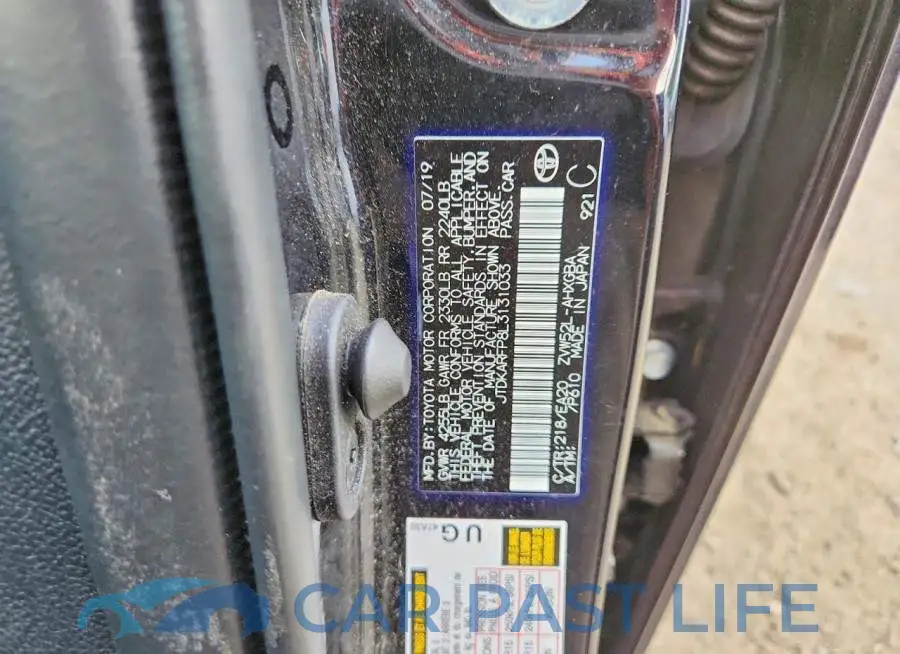 JTDKARFP8L3131033# 12