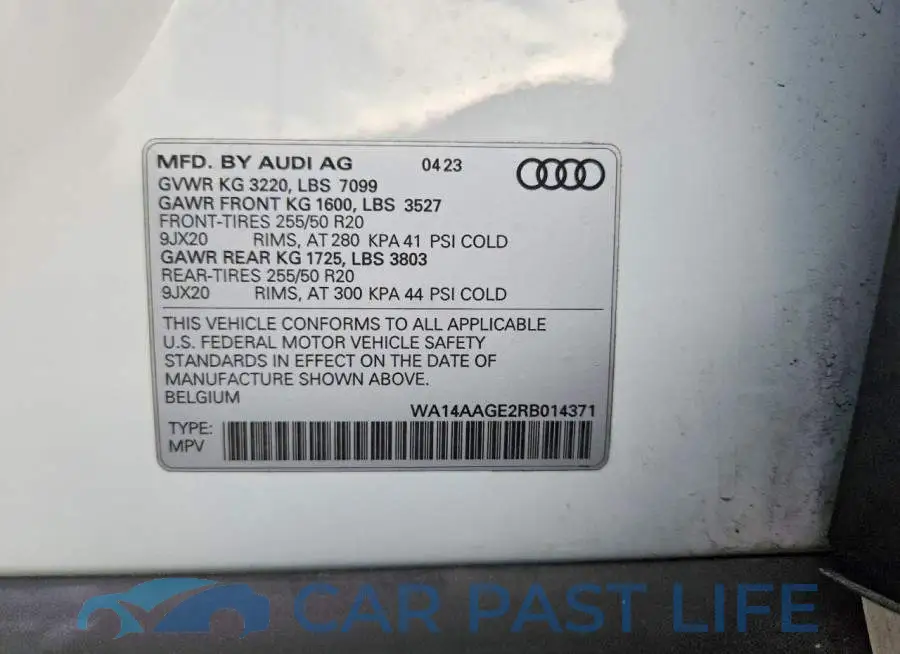 WA14AAGE2RB014371# 13