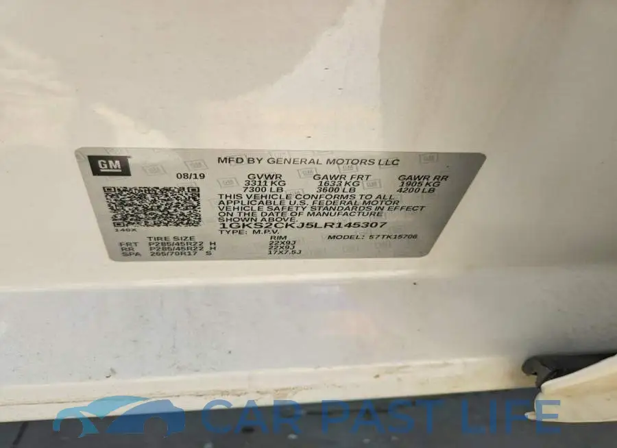 1GKS2CKJ5LR145307# 13