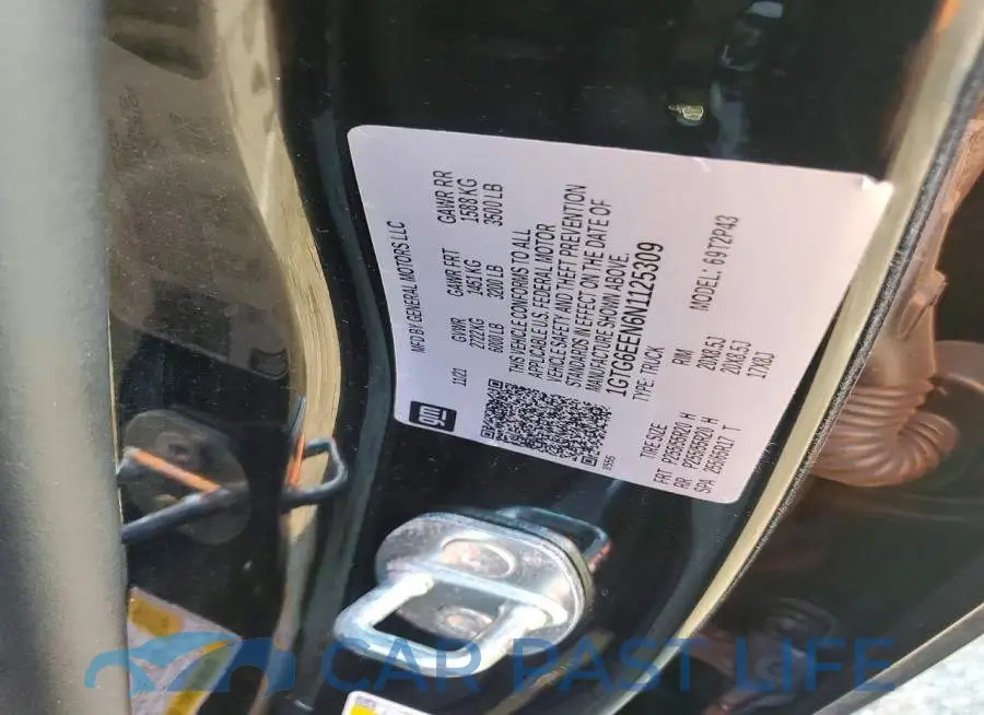 1GTG6EEN6N1125309# 12