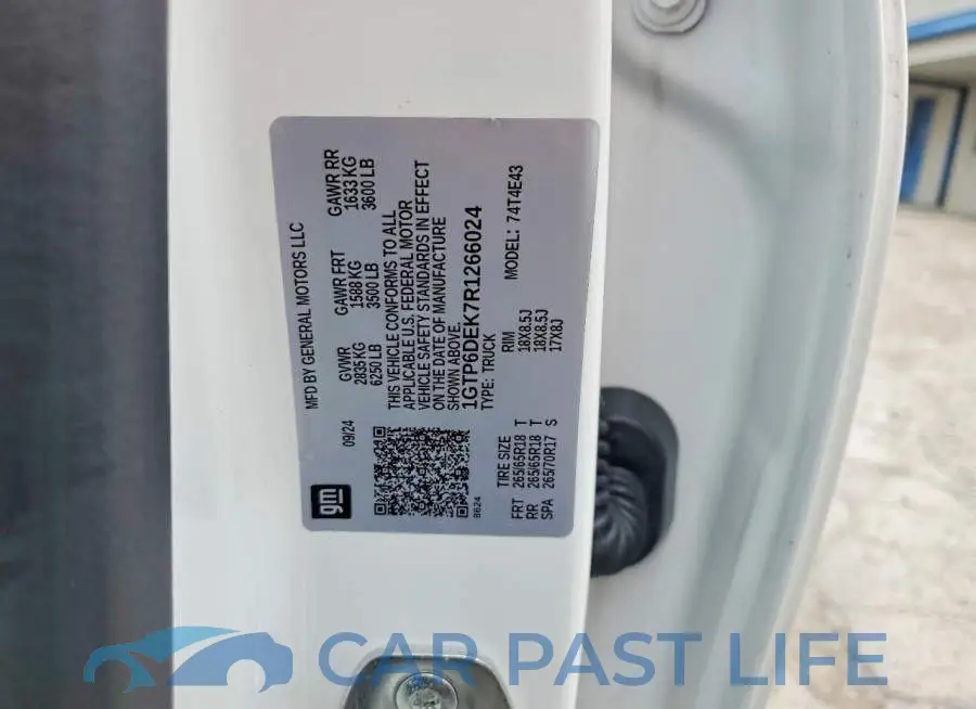 1GTP6DEK7R1266024# 12