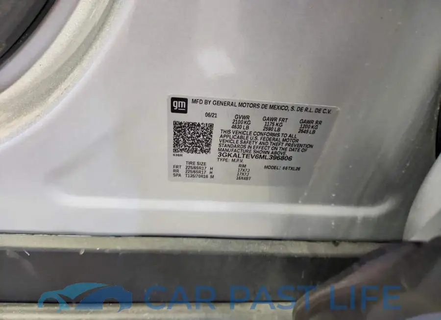 3GKALTEV6ML396806# 14