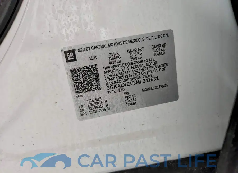 3GKALVEV3ML341631# 12