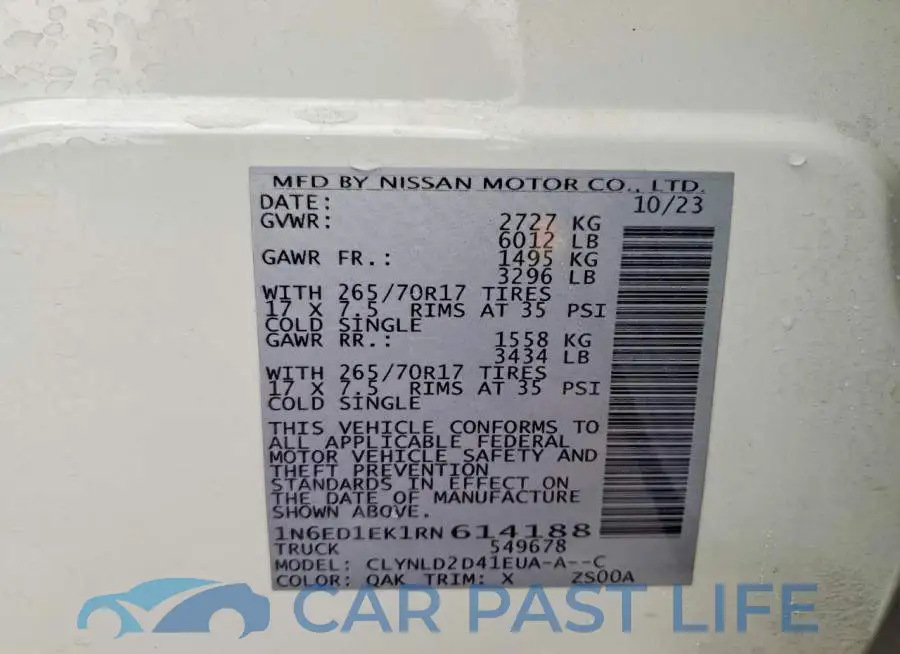 1N6ED1EK1RN614188# 13