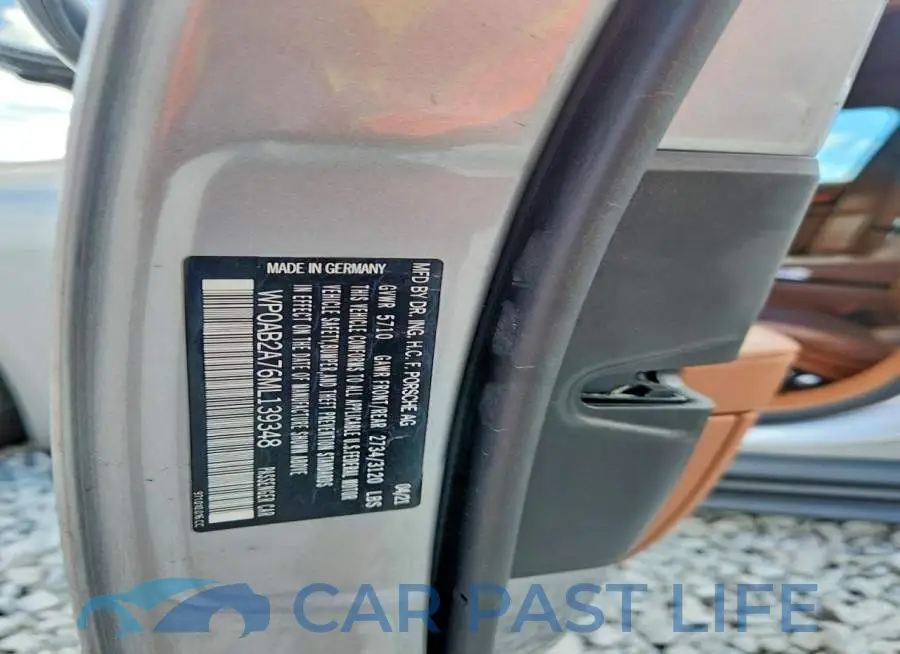 WP0AB2A76ML139348# 12
