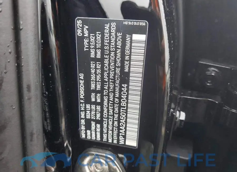 WP1AA2A50TLB04044# 13