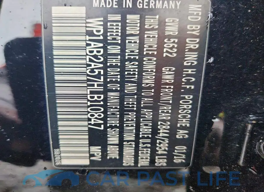 WP1AB2A57HLB10847# 12