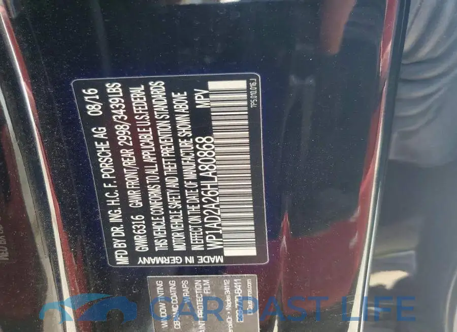 WP1AD2A26HLA80868# 14