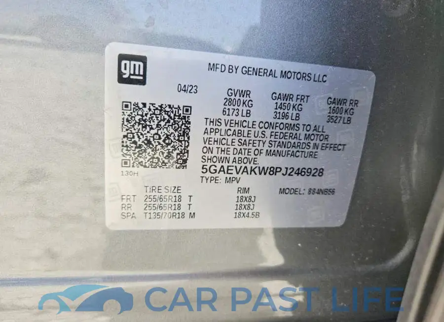 5GAEVAKW8PJ246928# 12