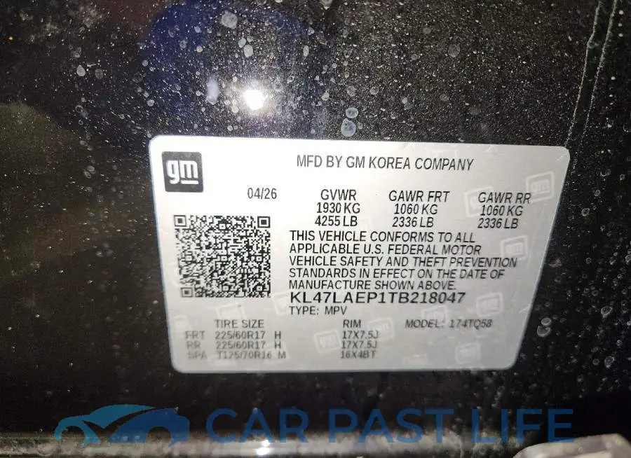 KL47LAEP1TB218047# 13