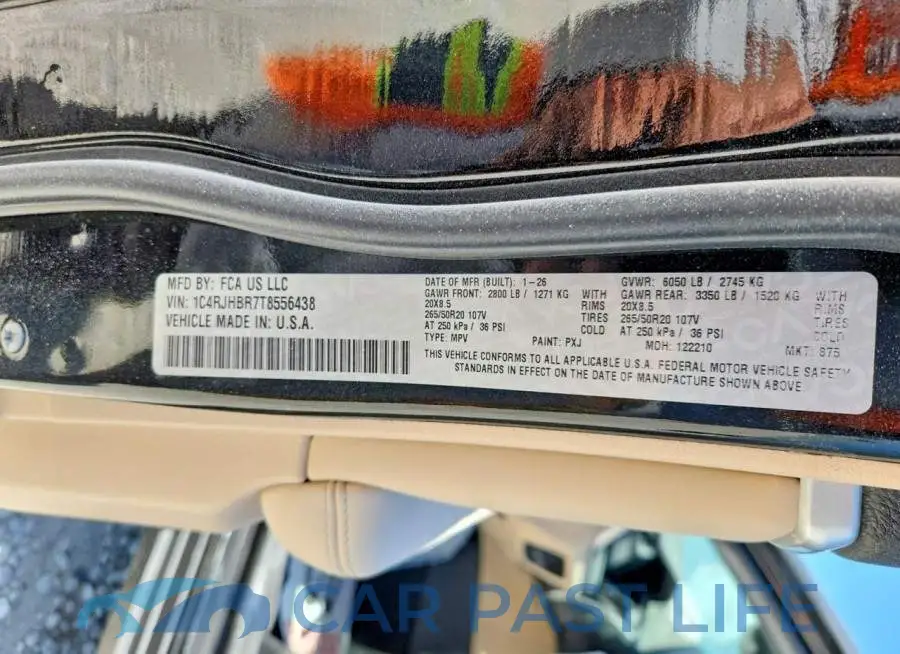 1C4RJHBR7T8556438# 12