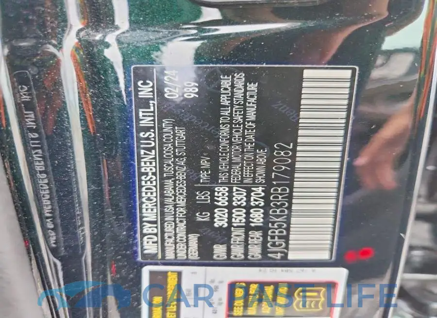 4JGFB5KB3RB179082# 14