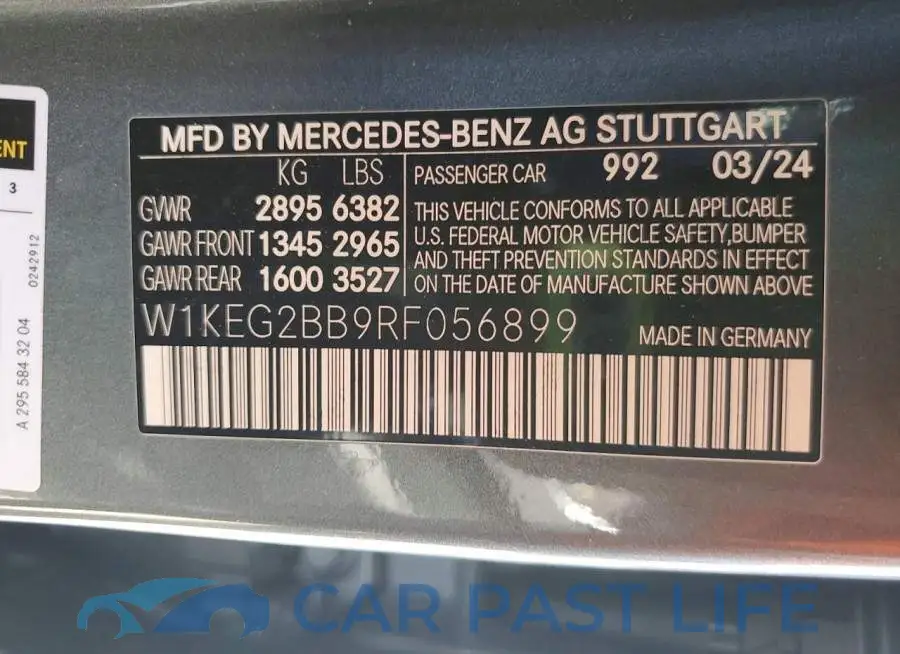 W1KEG2BB9RF056899# 13
