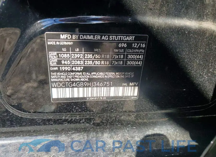 WDCTG4GB9HJ346751# 12