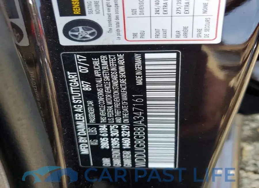 WDDUG8GB8JA347161# 12