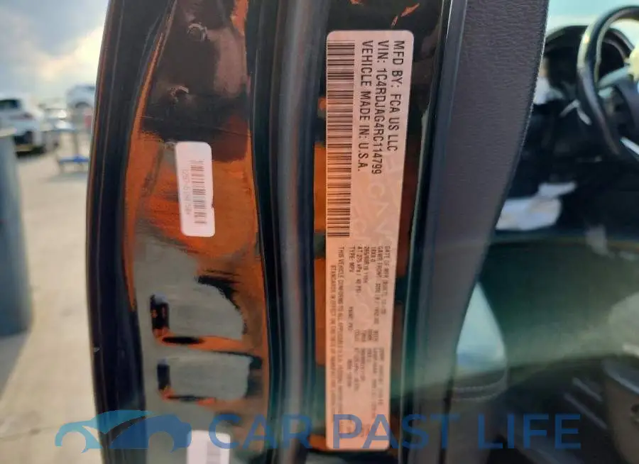 1C4RDJAG4RC114799# 12