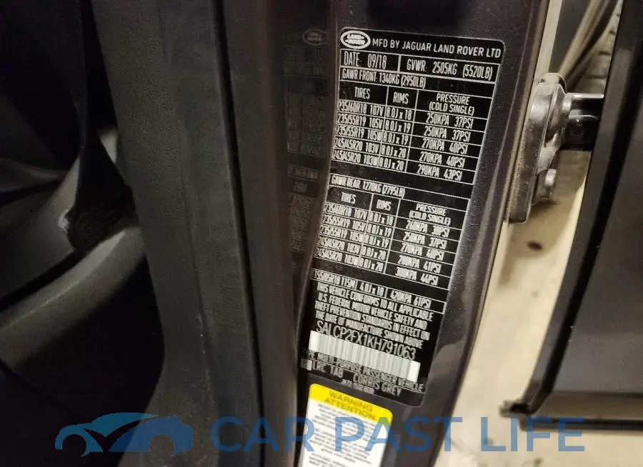 SALCP2FX1KH791063# 12