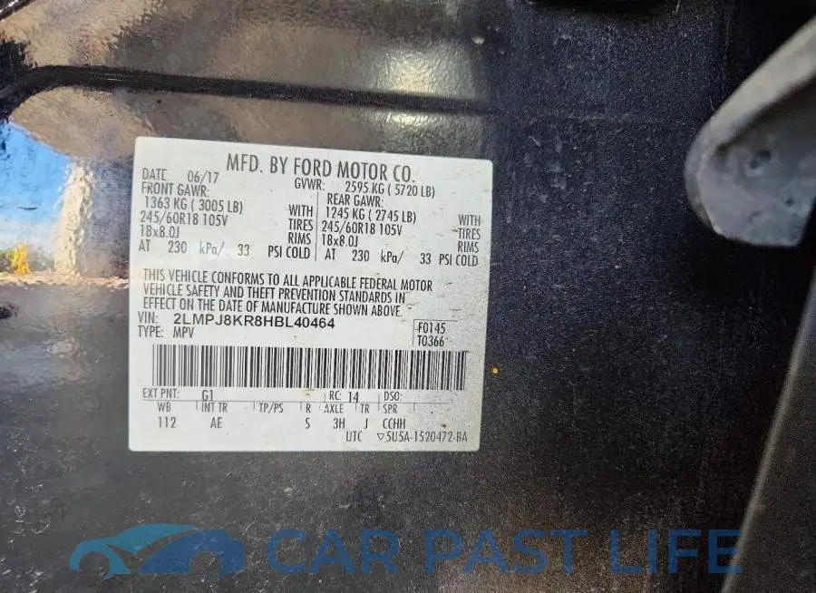 2LMPJ8KR8HBL40464# 13