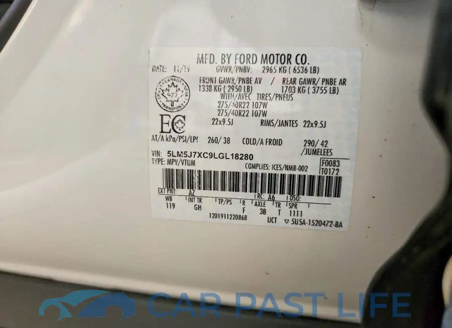 5LM5J7XC9LGL18280# 13