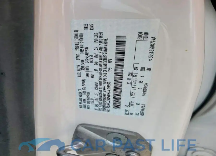 5LMCJ3D99KUL09359# 13