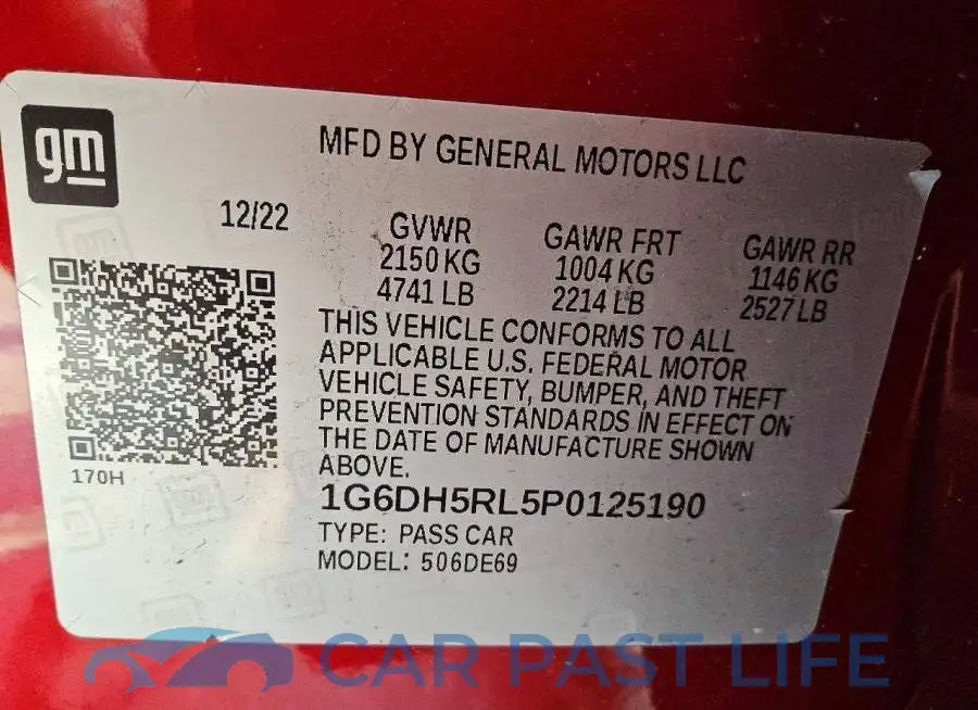 1G6DH5RL5P0125190# 13