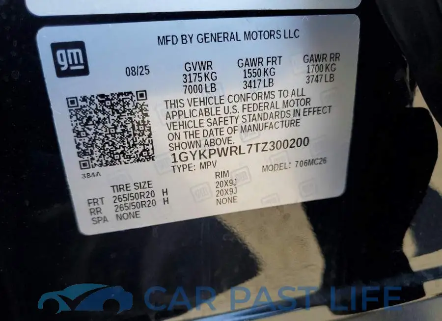 1GYKPWRL7TZ300200# 13