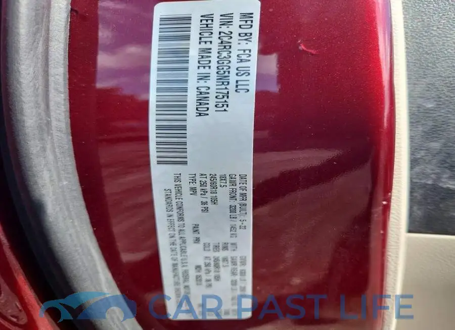 2C4RC3GG5NR175151# 13