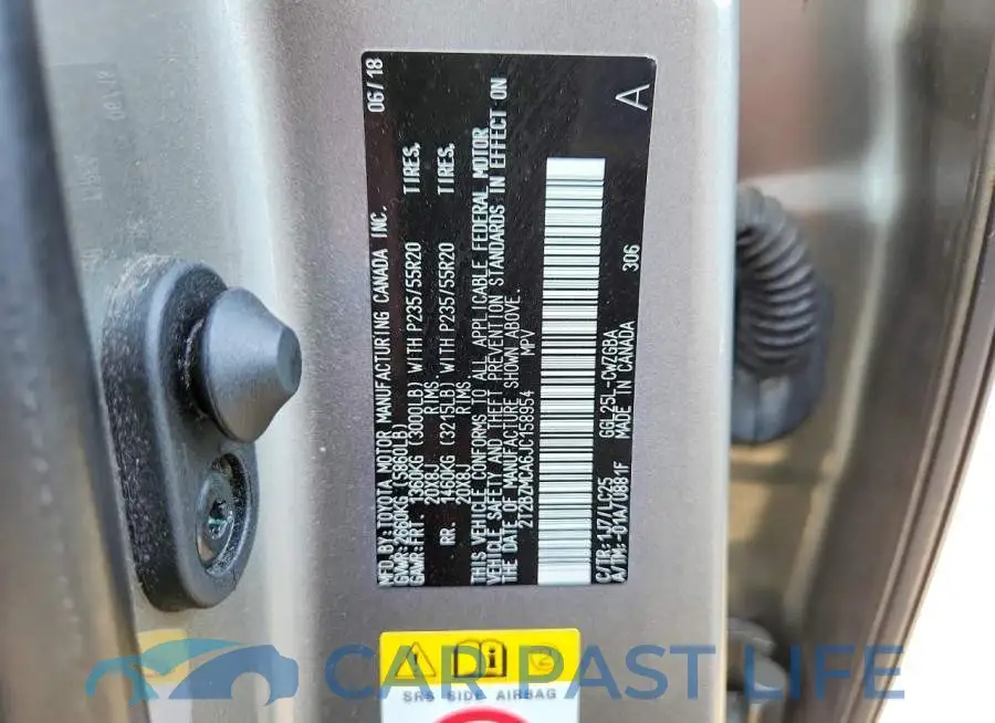 2T2BZMCA6JC158954# 13
