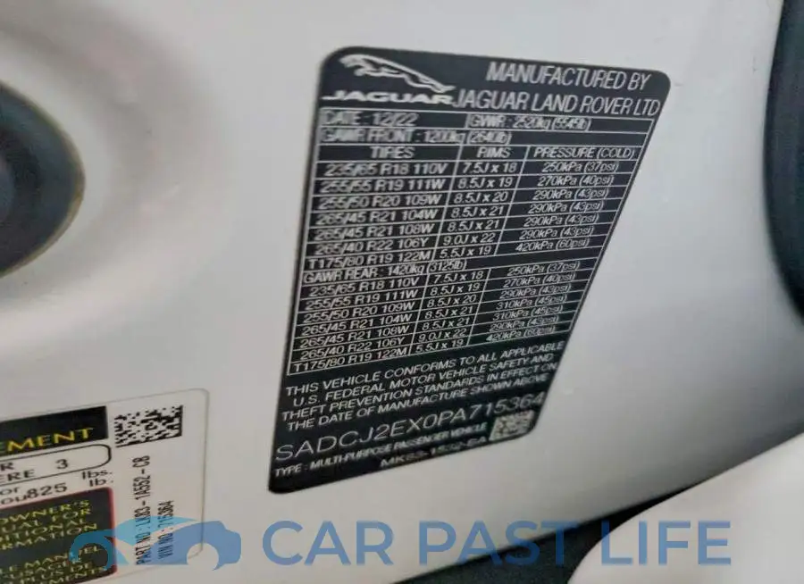 SADCJ2EX0PA715364# 14