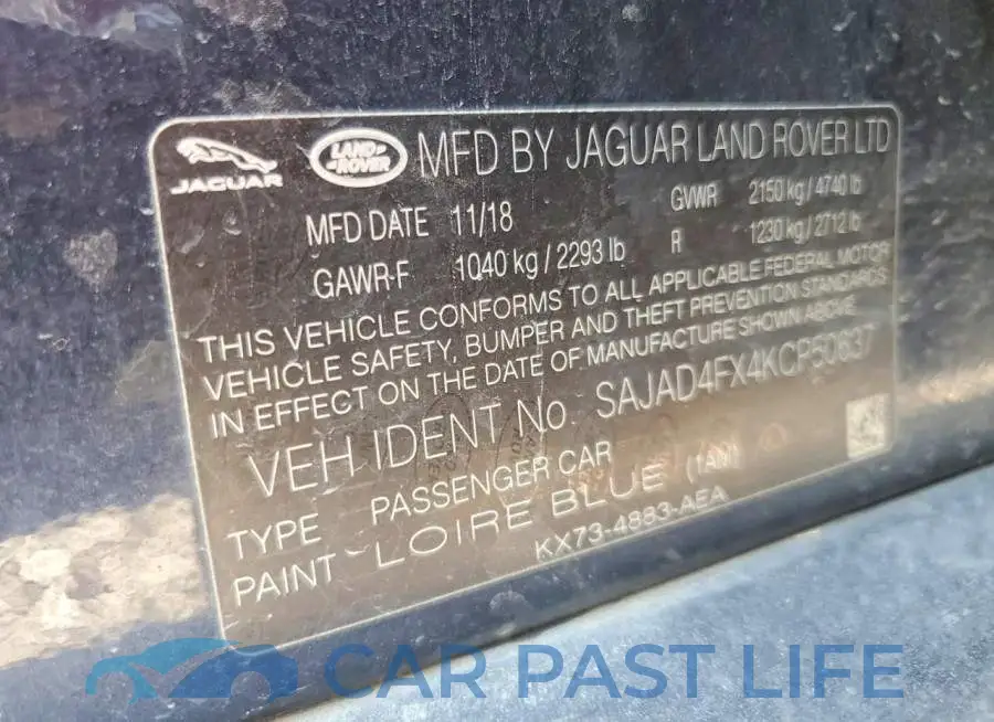 SAJAD4FX4KCP50637# 13