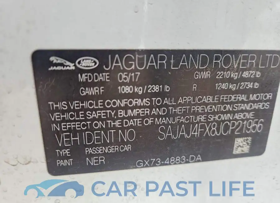 SAJAJ4FX8JCP21956# 13
